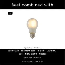 Lucide ARUBA Wandlamp - Roest Bruin 11 Lucide ARUBA Wandlamp - Roest Bruin -Tuinproducten 11390977