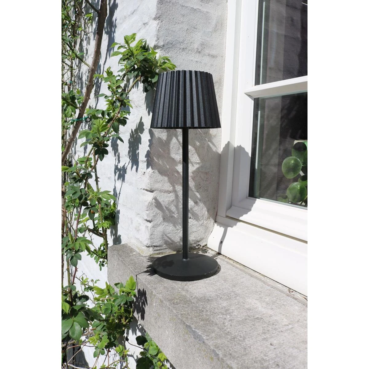 Lucide JUSTINE Tafellamp - Zwart 4 Lucide JUSTINE Tafellamp - Zwart - Afbeelding 2