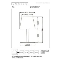Lucide RIO Tafellamp - Multicolor -Tuinproducten 11393911