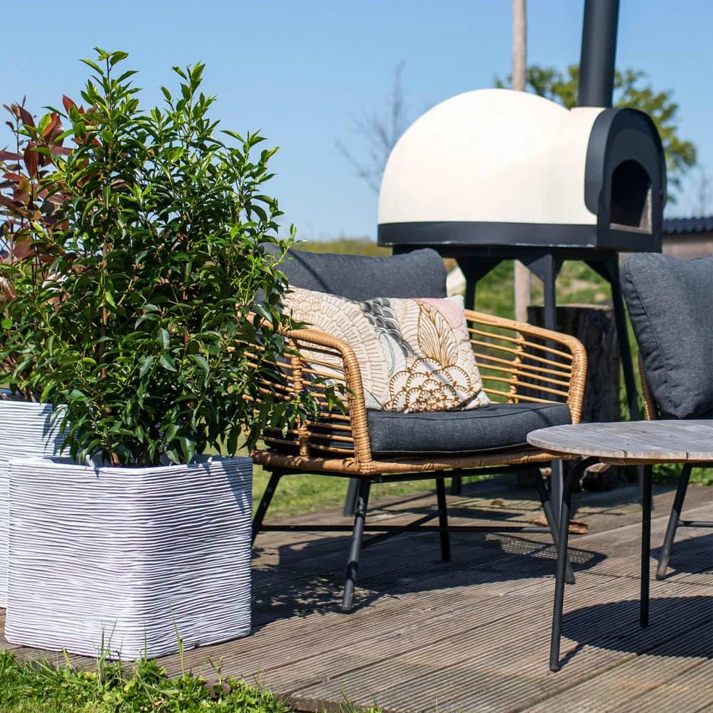 Capi Nature Rib Pot Vierkant NL Ivoor 40 X 40 X 40 Cm 10 Capi Nature Rib Pot Vierkant NL Ivoor 40 X 40 X 40 Cm - Afbeelding 8