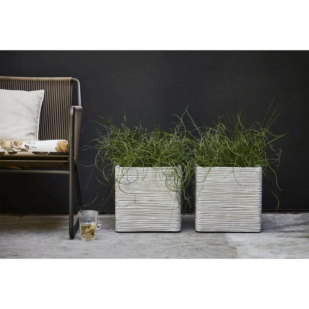 Capi Nature Rib Pot Vierkant NL Ivoor 40 X 40 X 40 Cm 11 Capi Nature Rib Pot Vierkant NL Ivoor 40 X 40 X 40 Cm - Afbeelding 9
