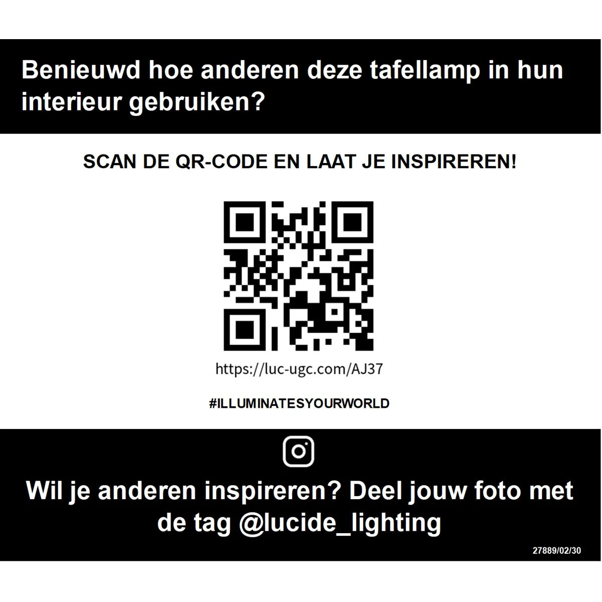 Lucide JUSTINE Tafellamp - Zwart 14 Lucide JUSTINE Tafellamp - Zwart - Afbeelding 12