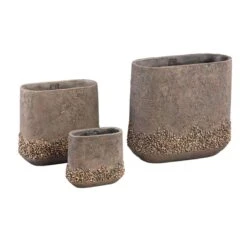 PTMD Kathryn Bloempot - 40x20x36 Cm - Cement - Brons 7 PTMD Kathryn Bloempot - 40x20x36 Cm - Cement - Brons -Tuinproducten 11529664