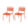 MaximaVida Max Metalen Tuinstoel Oranje 2 MaximaVida Max Metalen Tuinstoel Oranje -Tuinproducten 11671490