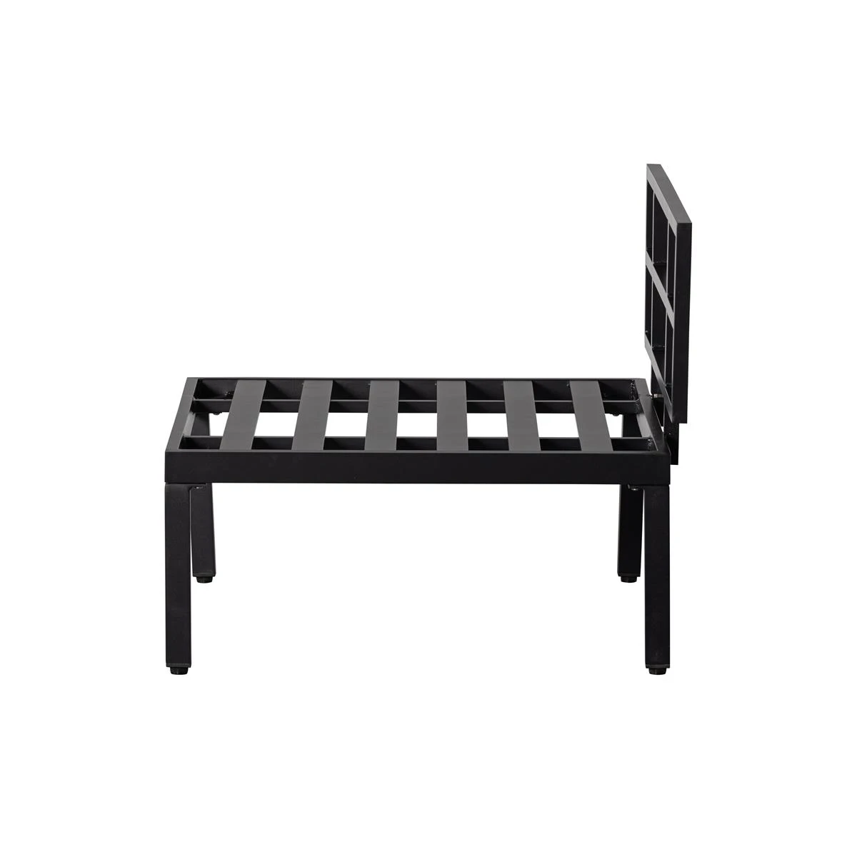 WOOOD Loungebankje Buiten George - Aluminium - Zwart - 73x90x83 9 WOOOD Loungebankje Buiten George - Aluminium - Zwart - 73x90x83 - Afbeelding 7