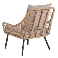 Beliani - LAURETO - Bistroset Voor 2 - Natuurlijk - PE Rotan 18 Beliani - LAURETO - Bistroset Voor 2 - Natuurlijk - PE Rotan -Tuinproducten 11712727