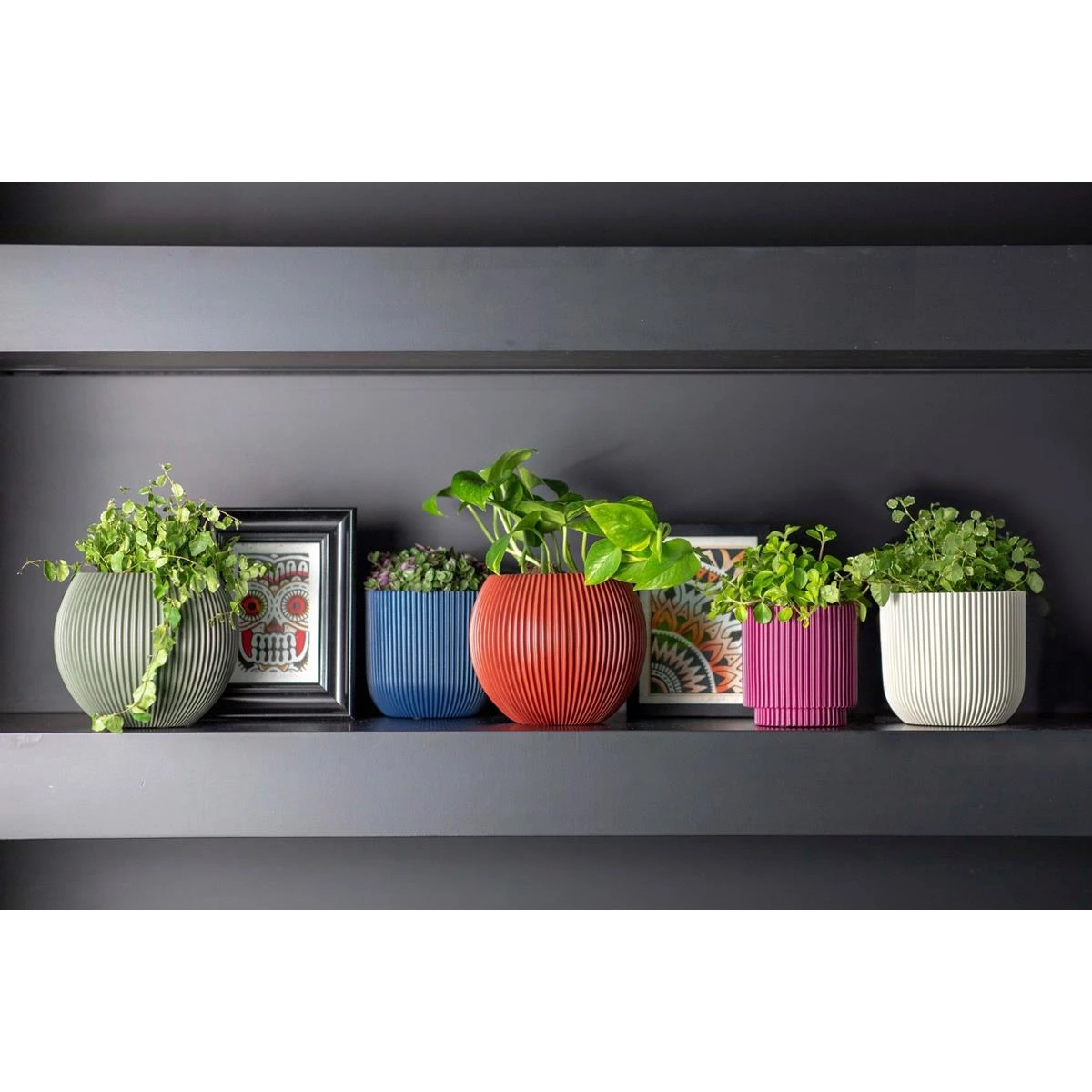 Capi Europe Vaas Cilinder Groove Colours - 8x9 - Beige 5 Capi Europe Vaas Cilinder Groove Colours - 8x9 - Beige - Afbeelding 3