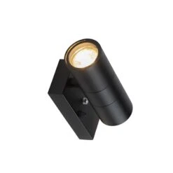 QAZQA Buitenwandlamp Zwart 2-lichts Met Licht-donker Sensor IP44 - 23 QAZQA Buitenwandlamp Zwart 2-lichts Met Licht-donker Sensor IP44 - -Tuinproducten 11760897