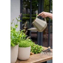 Xala Gieter Doppio Groove 2L - 28x16x17 - Lichtgrijs 10 Xala Gieter Doppio Groove 2L - 28x16x17 - Lichtgrijs -Tuinproducten 11763059