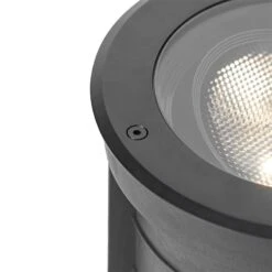 QAZQA Buiten Grondspot Zwart AR111 Verstelbaar IP65 - Delux Honey -Tuinproducten 11764343