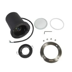 QAZQA Set Van 3 Buiten Grondspots Staal Verstelbaar IP65 - Delux 20 QAZQA Set Van 3 Buiten Grondspots Staal Verstelbaar IP65 - Delux -Tuinproducten 11764439