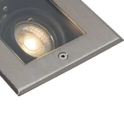 QAZQA Moderne Grondspot Staal 2-lichts Verstelbaar IP65 - Oneon -Tuinproducten 11764449