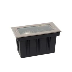 QAZQA Moderne Grondspot Staal 2-lichts Verstelbaar IP65 - Oneon -Tuinproducten 11764457