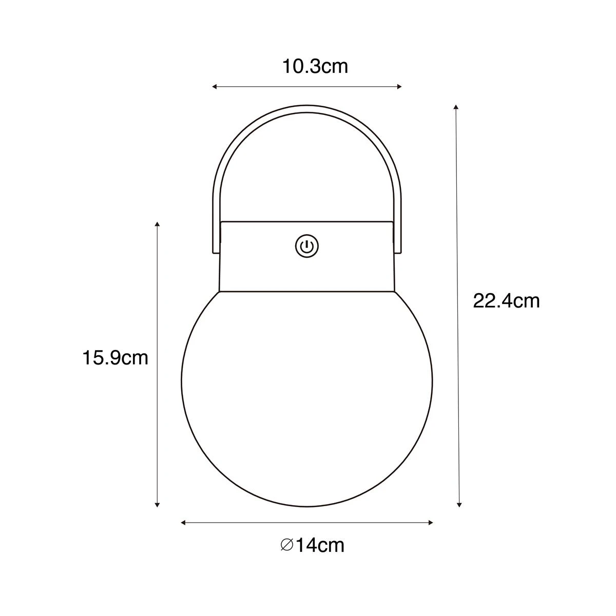 QAZQA Buiten Hanglamp Zwart Incl. LED 3-staps Dimbaar Solar - 7 QAZQA Buiten Hanglamp Zwart Incl. LED 3-staps Dimbaar Solar - - Afbeelding 5