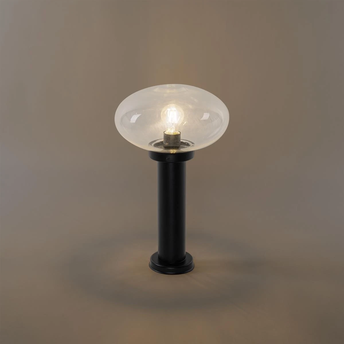 QAZQA Modern Buiten Paaltje Zwart 50 Cm - Elly 9 QAZQA Modern Buiten Paaltje Zwart 50 Cm - Elly - Afbeelding 7