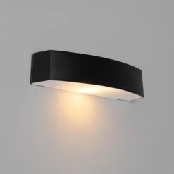 QAZQA Moderne Buiten Wandlamp Zwart IP44 - Bojan -Tuinproducten 11766937