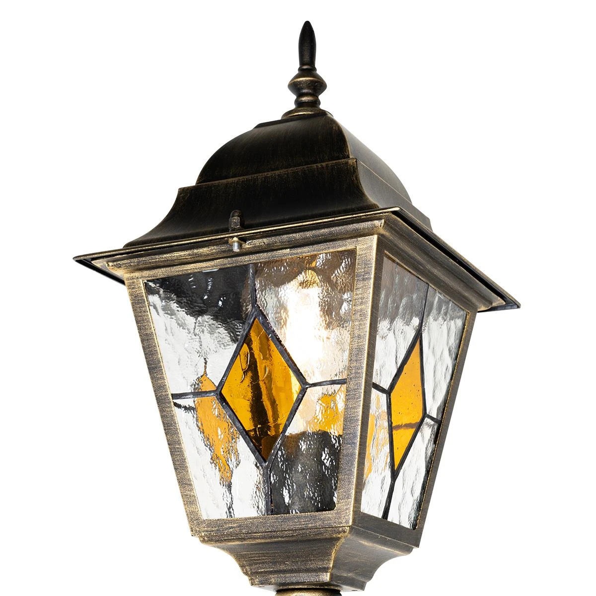 QAZQA Vintage Buiten Lantaarn Antiek Goud 240 Cm 2-lichts - Antigua 13 QAZQA Vintage Buiten Lantaarn Antiek Goud 240 Cm 2-lichts - Antigua - Afbeelding 11