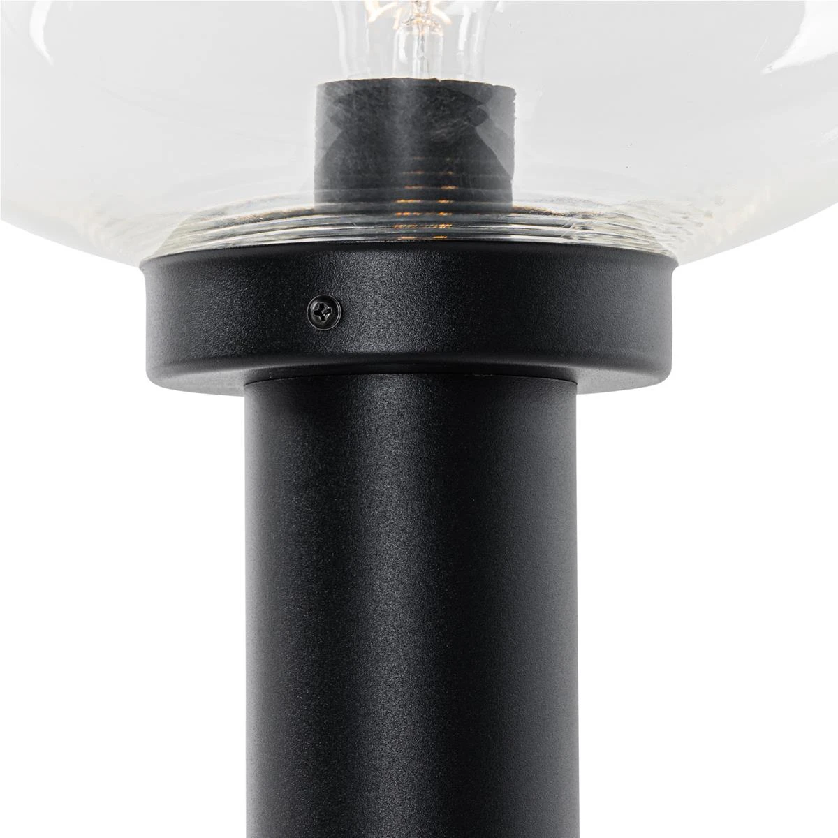 QAZQA Modern Buiten Paaltje Zwart 50 Cm - Elly 12 QAZQA Modern Buiten Paaltje Zwart 50 Cm - Elly - Afbeelding 10