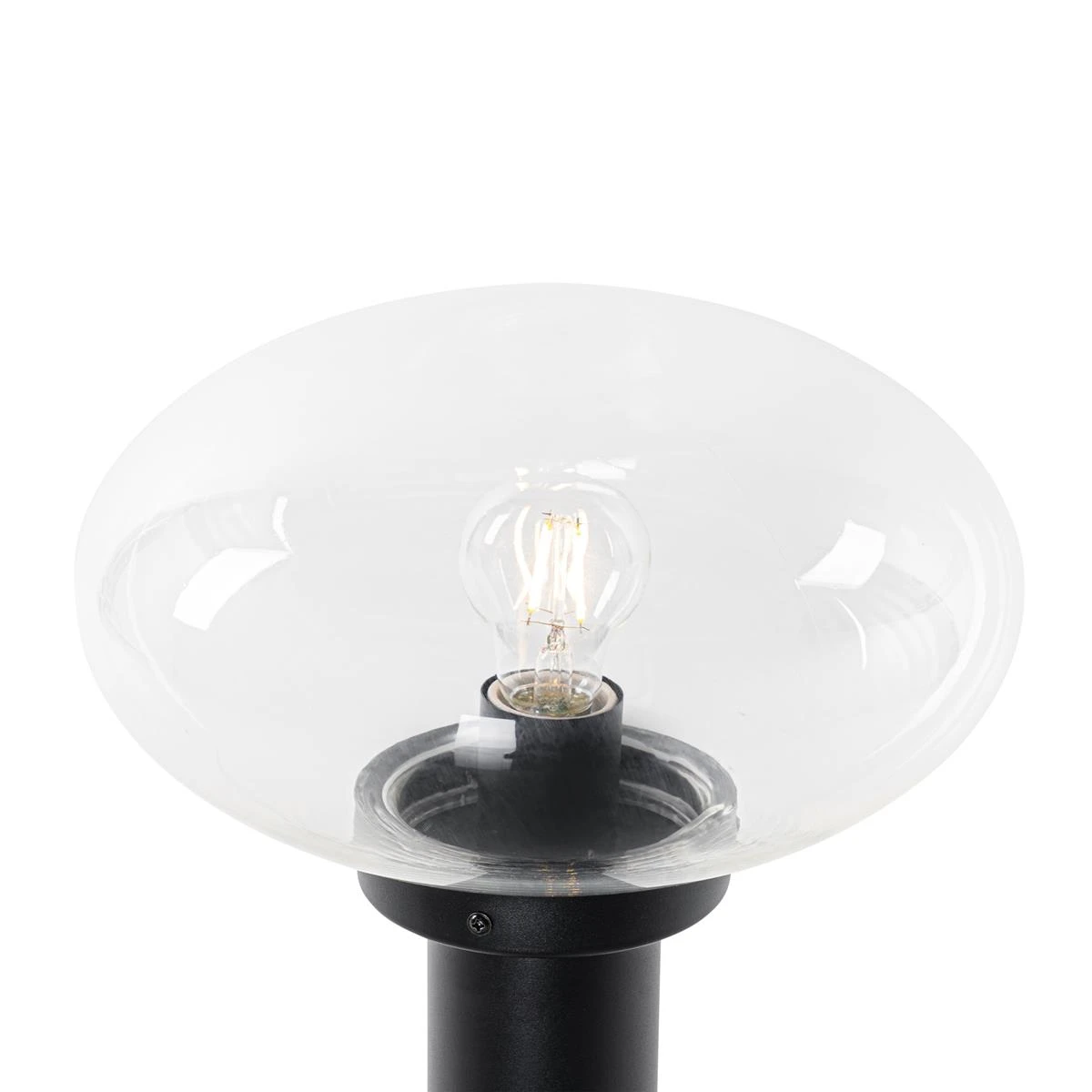 QAZQA Modern Buiten Paaltje Zwart 50 Cm - Elly 13 QAZQA Modern Buiten Paaltje Zwart 50 Cm - Elly - Afbeelding 11