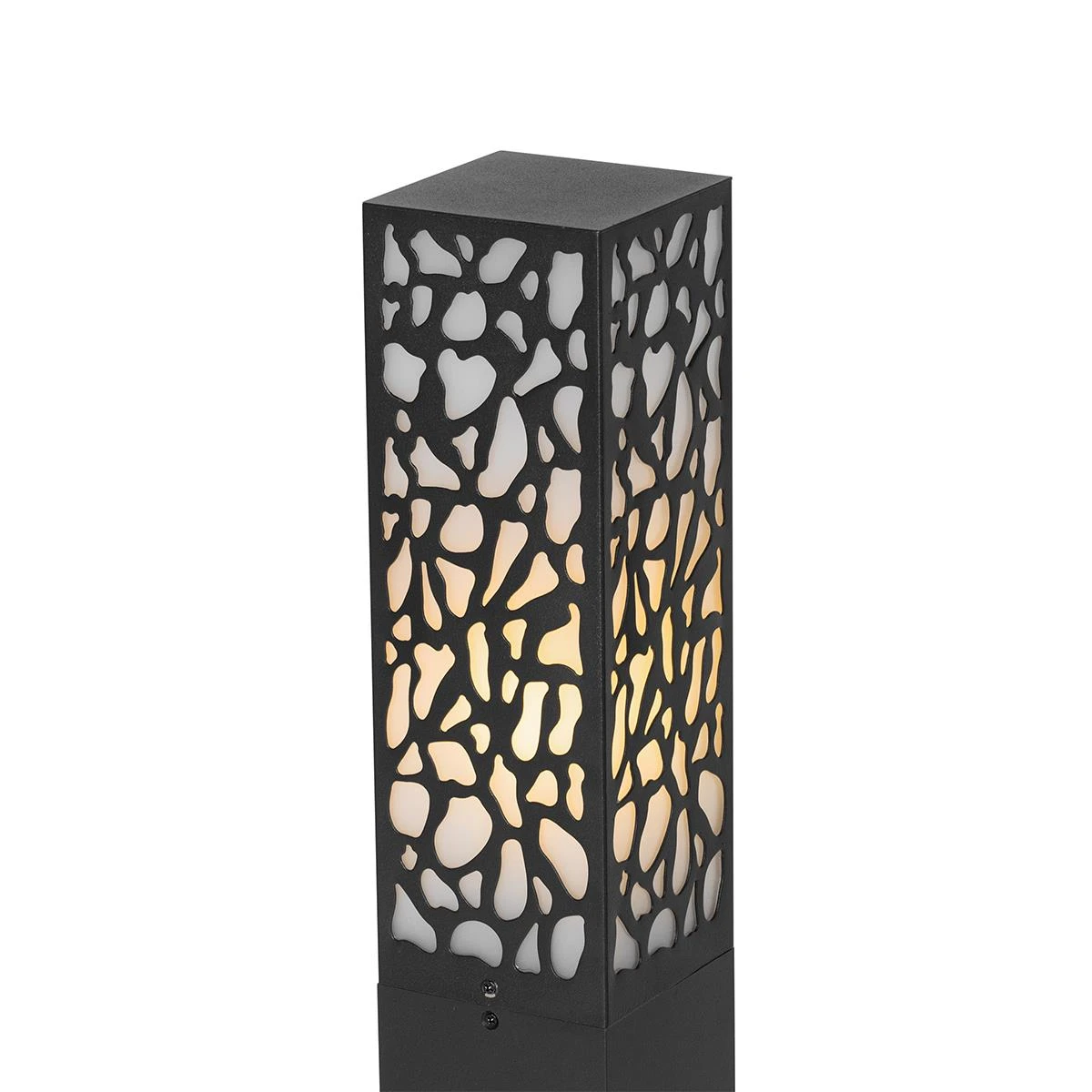 QAZQA Modern Buiten Paaltje Zwart 90 Cm IP44 - Nicole 7 QAZQA Modern Buiten Paaltje Zwart 90 Cm IP44 - Nicole - Afbeelding 5