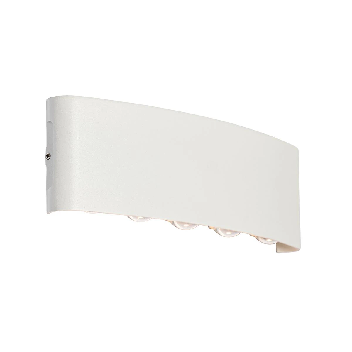 QAZQA Buiten Wandlamp Wit Incl. LED 10-lichts IP54 - Silly 3 QAZQA Buiten Wandlamp Wit Incl. LED 10-lichts IP54 - Silly