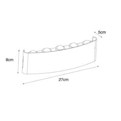 QAZQA Buiten Wandlamp Wit Incl. LED 10-lichts IP54 - Silly 17 QAZQA Buiten Wandlamp Wit Incl. LED 10-lichts IP54 - Silly -Tuinproducten 11769737