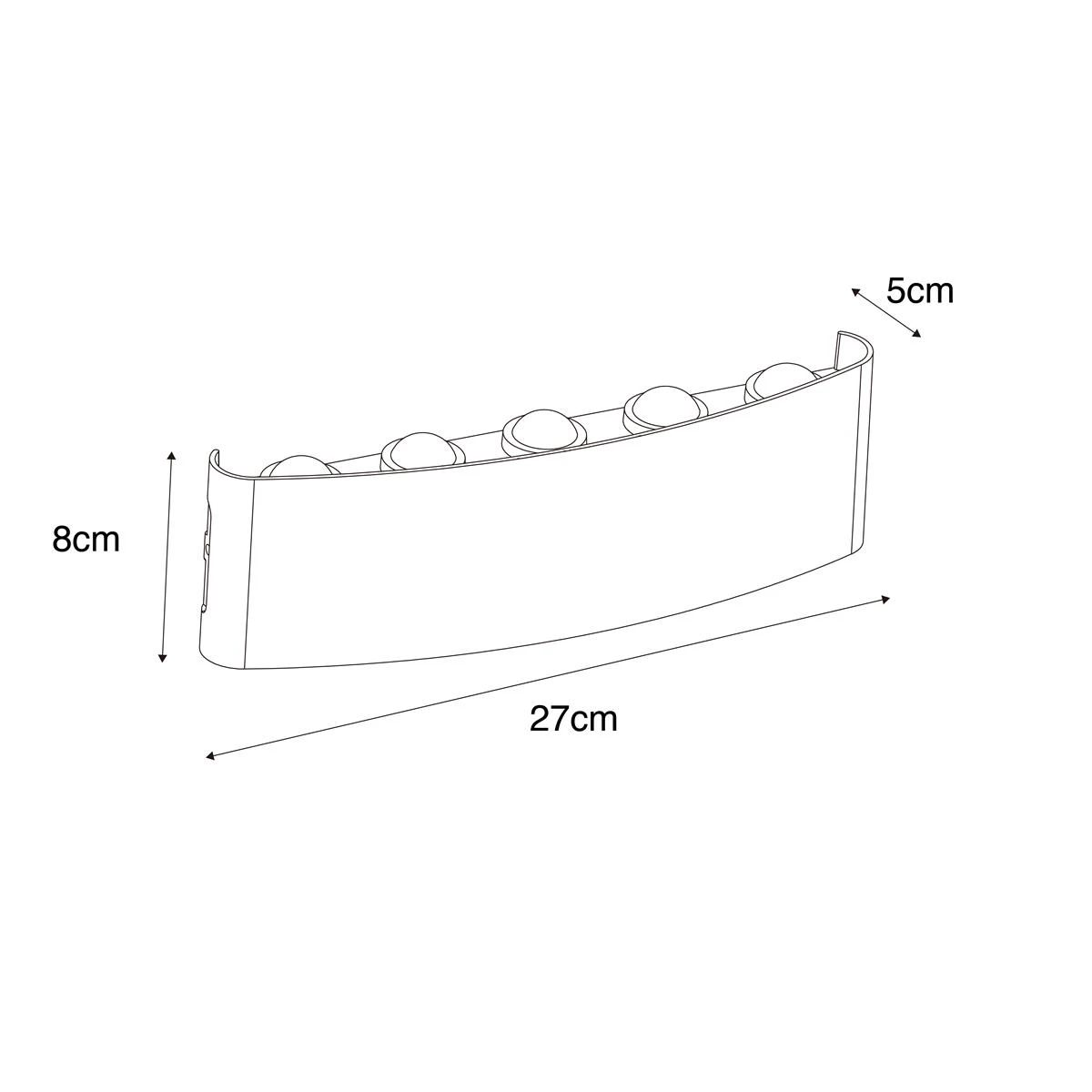 QAZQA Buiten Wandlamp Wit Incl. LED 10-lichts IP54 - Silly 7 QAZQA Buiten Wandlamp Wit Incl. LED 10-lichts IP54 - Silly - Afbeelding 5