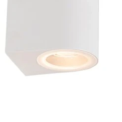 QAZQA Moderne Buiten Wandlamp Wit Kunststof Ovaal - Baleno -Tuinproducten 11776434