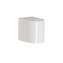 QAZQA Moderne Buiten Wandlamp Wit Kunststof Ovaal - Baleno -Tuinproducten 11776442