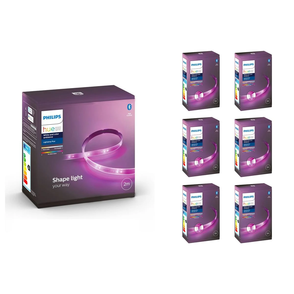 Philips Hue Lightstrip Plus 8m White And Color Ambiance 3 Philips Hue Lightstrip Plus 8m White And Color Ambiance