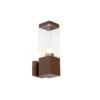 QAZQA Moderne Buiten Wandlamp Roestbruin - Malios 2 QAZQA Moderne Buiten Wandlamp Roestbruin - Malios -Tuinproducten 11787228
