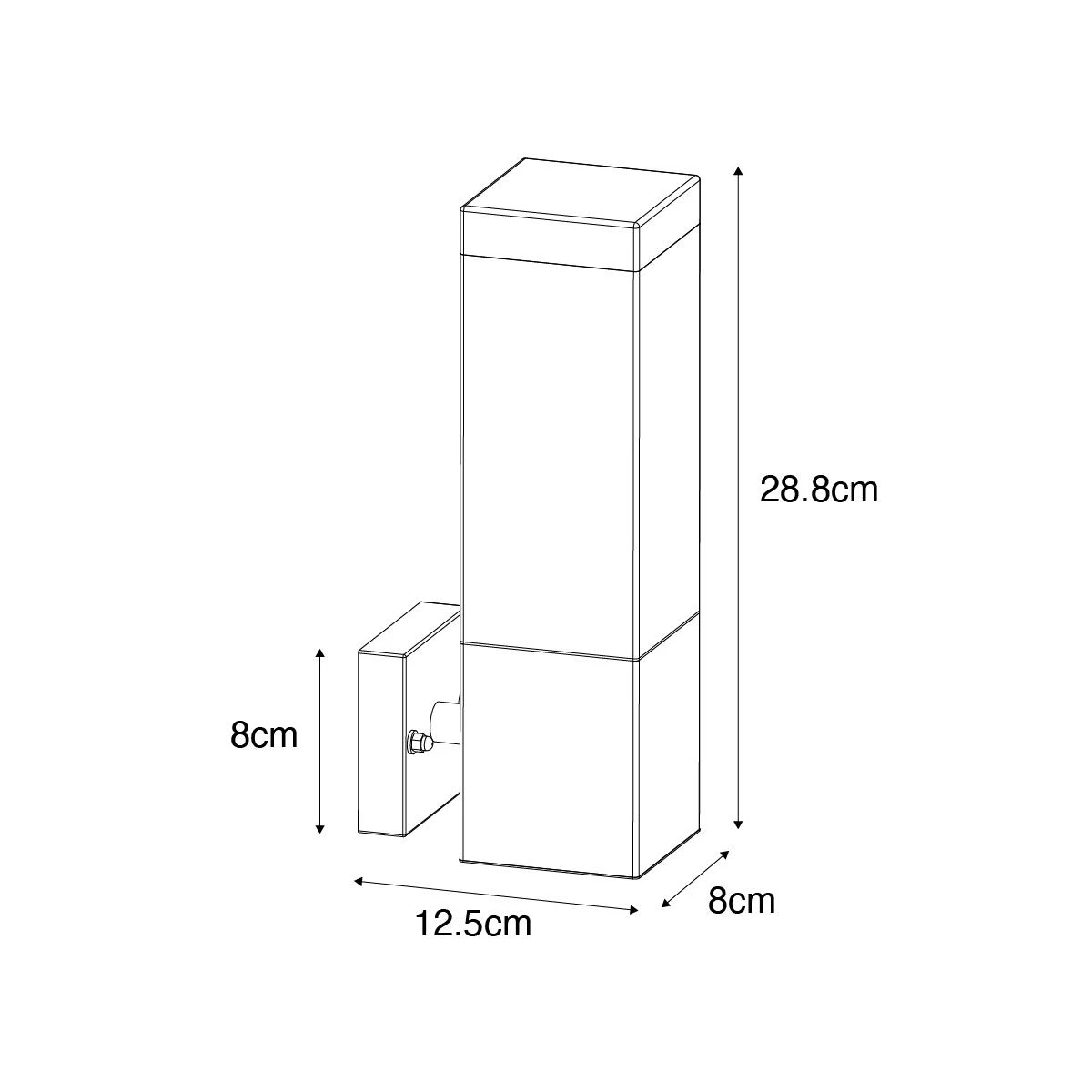 QAZQA Moderne Buiten Wandlamp Roestbruin - Malios 7 QAZQA Moderne Buiten Wandlamp Roestbruin - Malios - Afbeelding 5