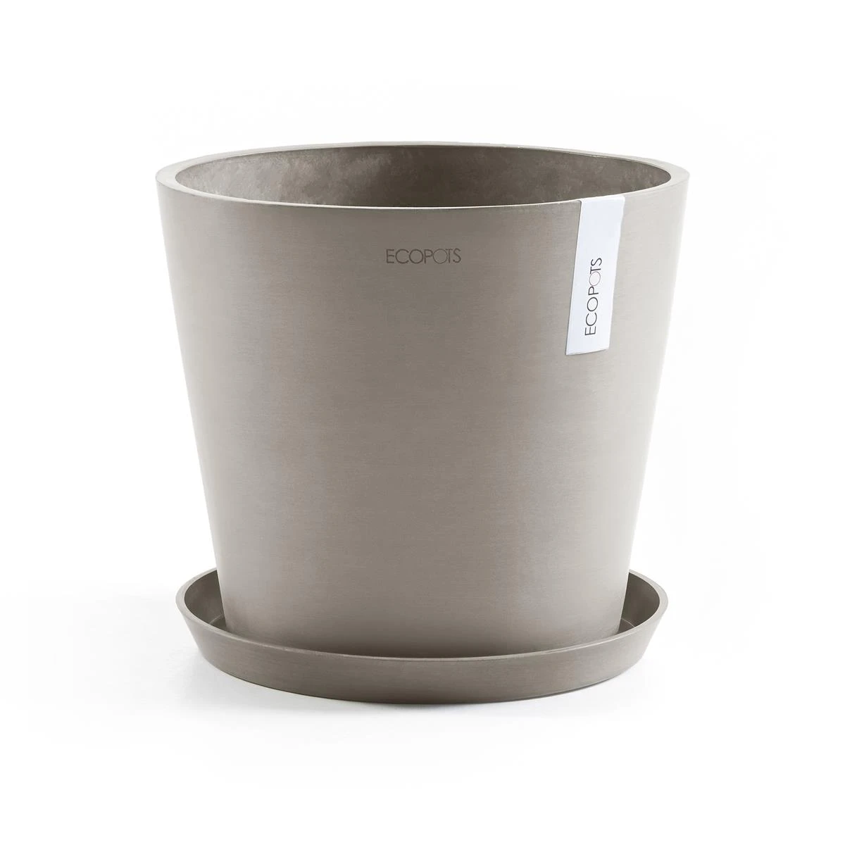 Ecopots Amsterdam Pot Ø 40 Cm - Taupe 7 Ecopots Amsterdam Pot Ø 40 Cm - Taupe - Afbeelding 5
