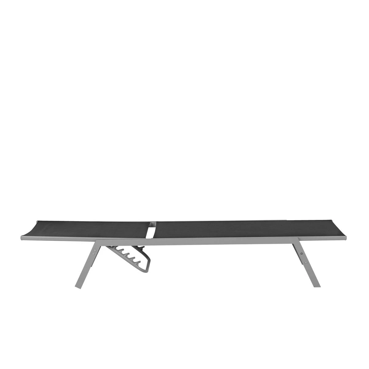 Beliani - NOLI - Strandstoel - Zwart - Staal 7 Beliani - NOLI - Strandstoel - Zwart - Staal - Afbeelding 5