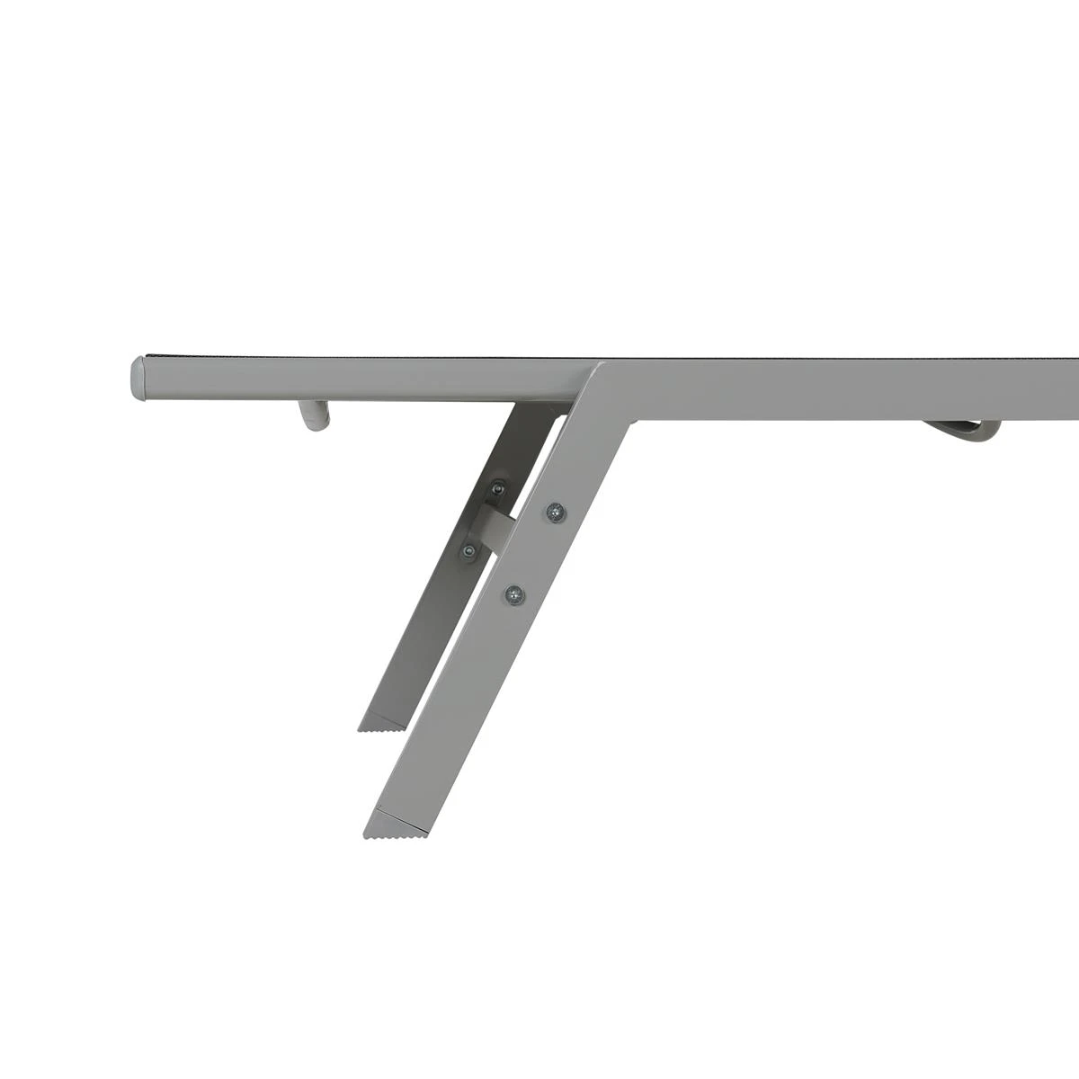 Beliani - NOLI - Strandstoel - Zwart - Staal 8 Beliani - NOLI - Strandstoel - Zwart - Staal - Afbeelding 6