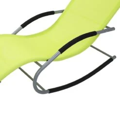 Beliani - CARANO - Strandstoel - Groen - Staal -Tuinproducten 9433307