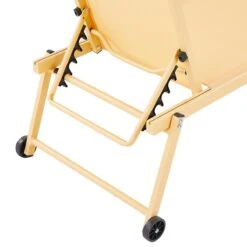 Beliani - PORTOFINO - Strandstoel - Geel - Aluminium 12 Beliani - PORTOFINO - Strandstoel - Geel - Aluminium -Tuinproducten 9434606