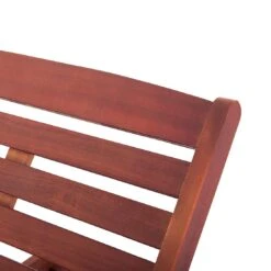 Beliani - MARLBORO | JAVA | TOSCANA - Ligstoel - Donkere Houtkleur -Tuinproducten 9434719