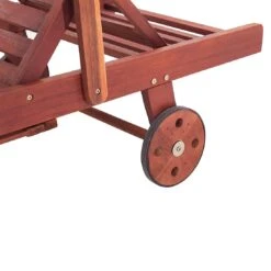 Beliani - MARLBORO | JAVA | TOSCANA - Ligstoel - Donkere Houtkleur -Tuinproducten 9434721