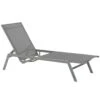 Beliani - VERNAZZA - Strandstoel - Grijs - Staal 2 Beliani - VERNAZZA - Strandstoel - Grijs - Staal -Tuinproducten 9434724