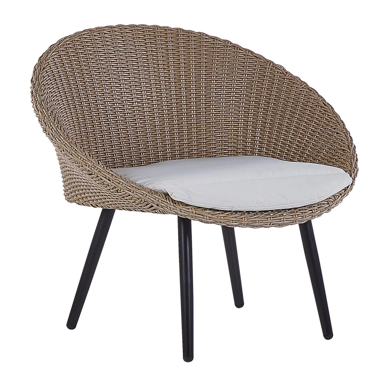 Beliani - ORTIGIA - Bistroset Voor 2 - Natuurlijk - PE Rotan 6 Beliani - ORTIGIA - Bistroset Voor 2 - Natuurlijk - PE Rotan - Afbeelding 4