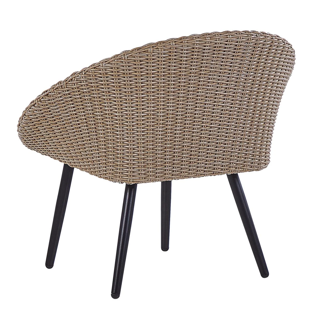 Beliani - ORTIGIA - Bistroset Voor 2 - Natuurlijk - PE Rotan 7 Beliani - ORTIGIA - Bistroset Voor 2 - Natuurlijk - PE Rotan - Afbeelding 5