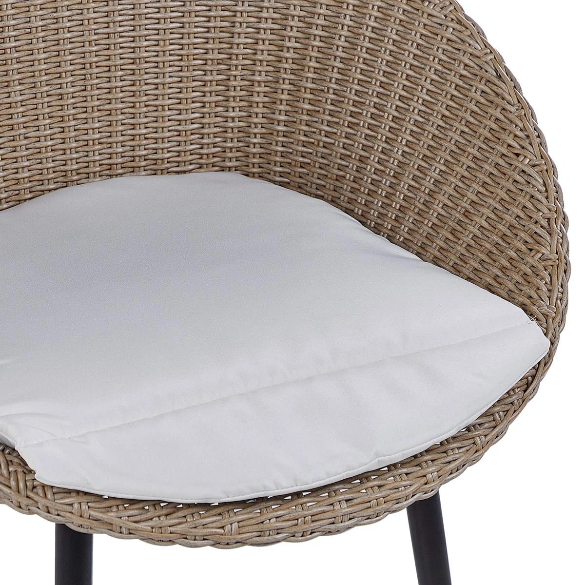 Beliani - ORTIGIA - Bistroset Voor 2 - Natuurlijk - PE Rotan 8 Beliani - ORTIGIA - Bistroset Voor 2 - Natuurlijk - PE Rotan - Afbeelding 6