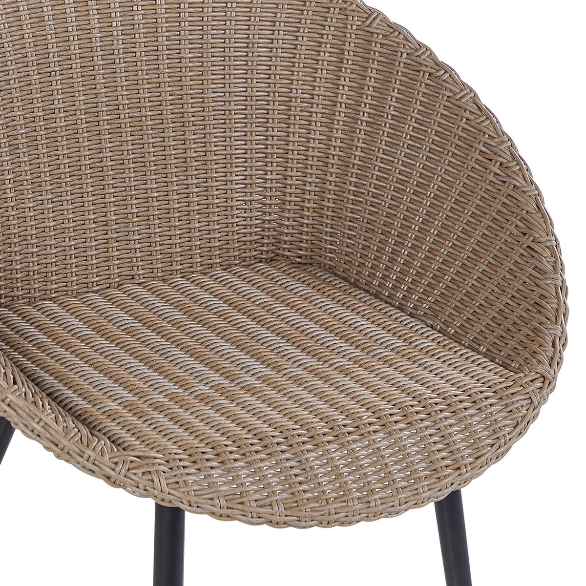 Beliani - ORTIGIA - Bistroset Voor 2 - Natuurlijk - PE Rotan 9 Beliani - ORTIGIA - Bistroset Voor 2 - Natuurlijk - PE Rotan - Afbeelding 7