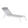 Beliani - CATANIA - Strandstoel Set Van 2 - Grijs - Polyester -Tuinproducten 9435345