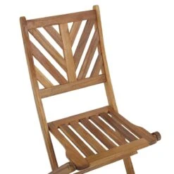 Beliani - TERNI - Bistroset Voor 2 - Lichte Houtkleur - Acaciahout 23 Beliani - TERNI - Bistroset Voor 2 - Lichte Houtkleur - Acaciahout -Tuinproducten 9435544