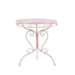 Beliani - ALBINIA - Bistroset Voor 2 - Roze - Metaal 19 Beliani - ALBINIA - Bistroset Voor 2 - Roze - Metaal -Tuinproducten 9435676