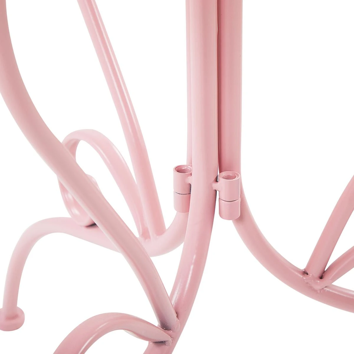 Beliani - ALBINIA - Bistroset Voor 2 - Roze - Metaal 10 Beliani - ALBINIA - Bistroset Voor 2 - Roze - Metaal - Afbeelding 8