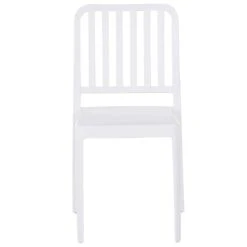 Beliani - SERSALE - Bistroset Voor 2 - Wit - Synthetisch Materiaal 19 Beliani - SERSALE - Bistroset Voor 2 - Wit - Synthetisch Materiaal -Tuinproducten 9435705