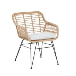 Beliani - TRESTINA - Bistroset Voor 2 - Natuurlijk - PE Rotan 16 Beliani - TRESTINA - Bistroset Voor 2 - Natuurlijk - PE Rotan -Tuinproducten 9435731